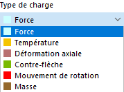 Sélection du type de charge