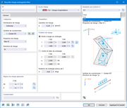 Boîte de dialogue « Nouvelle charge rectangulaire libre »