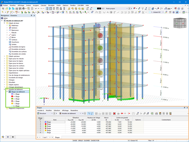 Module complémentaire Modèle de bâtiment
