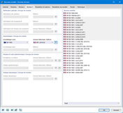 Boîte de dialogue « Nouveau modèle - Données de base », onglet « Normes II »