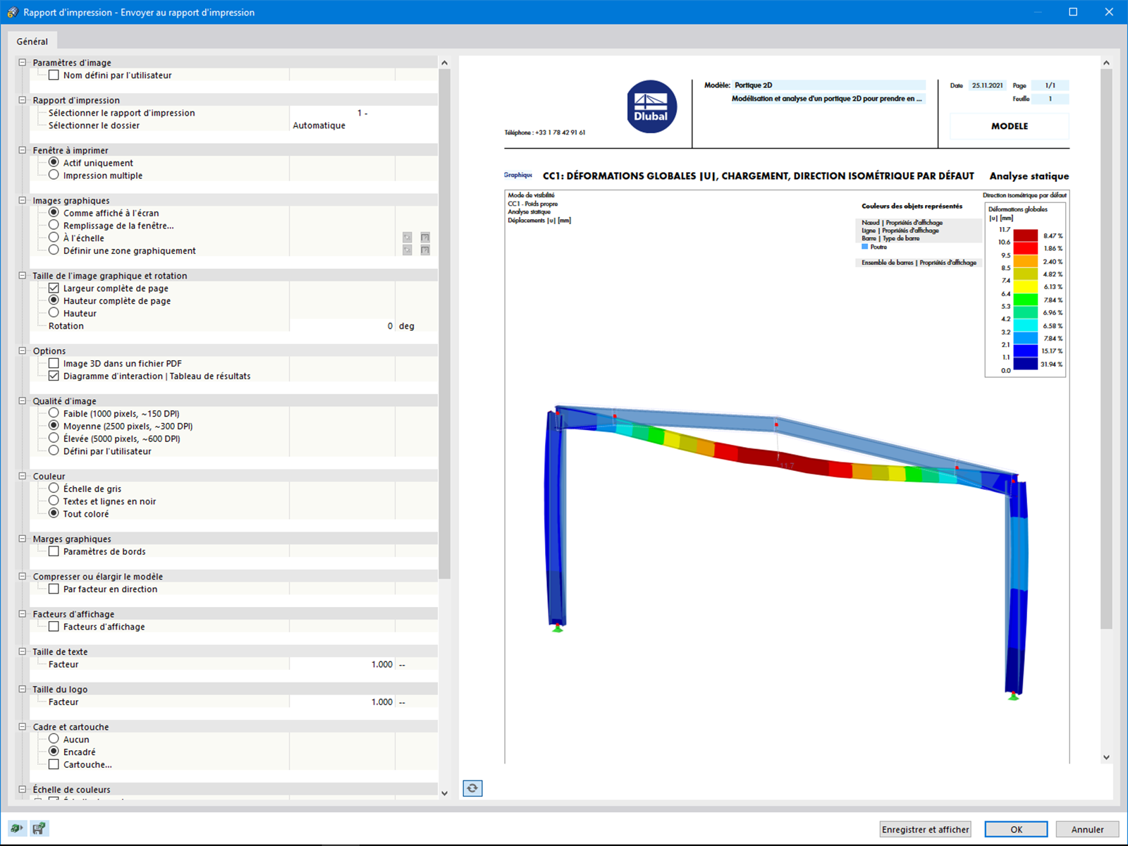 Nouvelle option d'impression graphique avec miniature