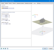 Boîte de dialogue « Nouveau modèle - Données de base », onglet « Terrain »