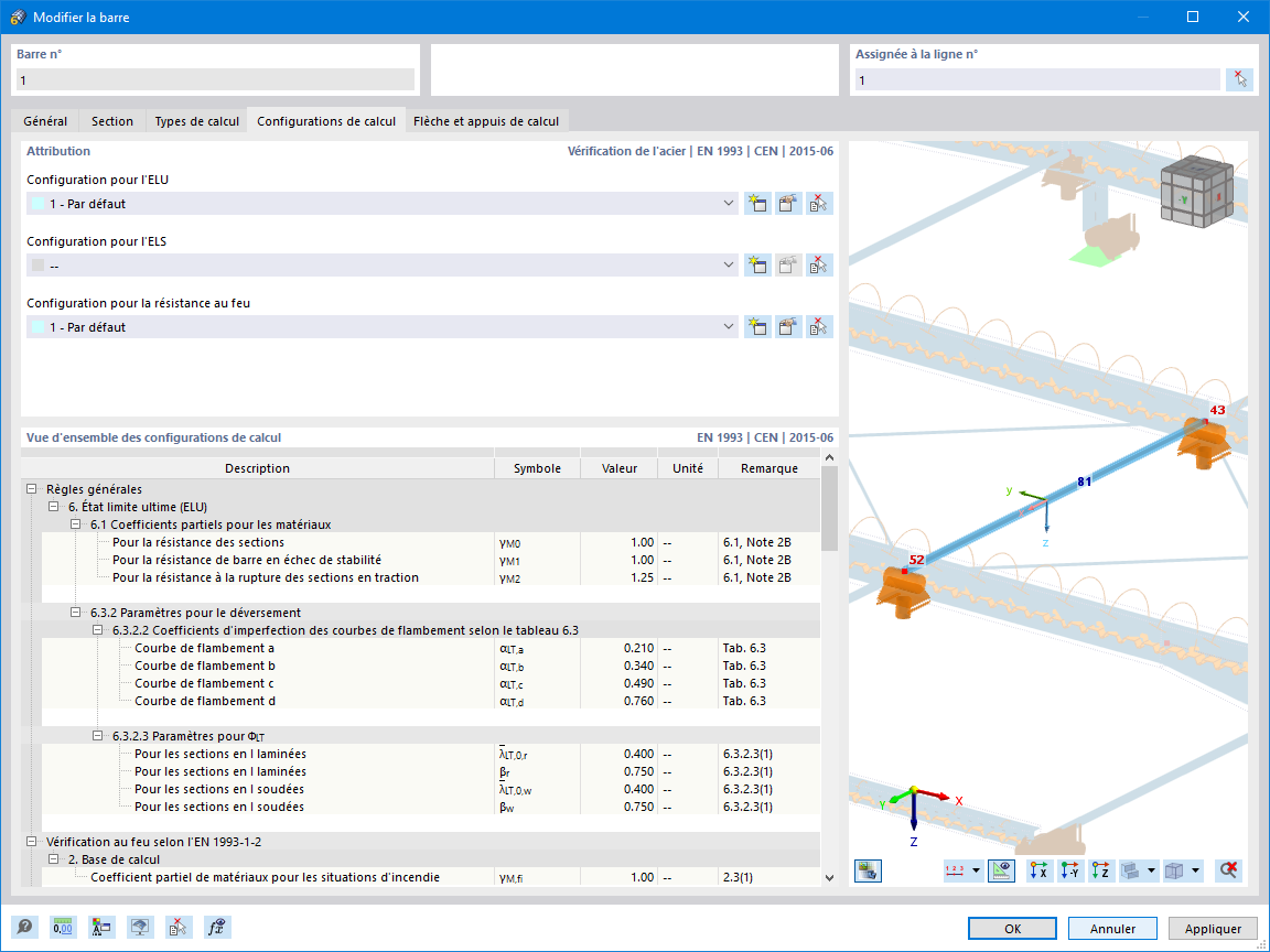 Attribution de configurations de calcul