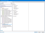 Gestionnaire du tableaux de résultats pour la « Vérification de l'acier », élancement