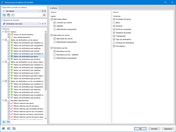 Gestionnaire du tableau de résultats pour la vérification de l’acier, ratios de vérification par barre