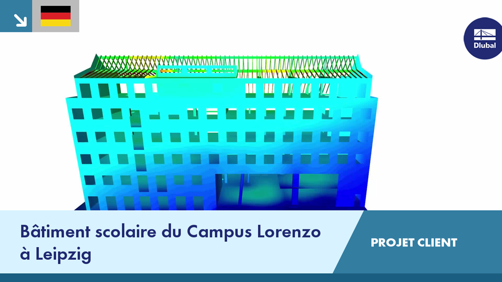 Bâtiment scolaire moderne sur le campus Lorenzo à Leipzig alliant une architecture innovante