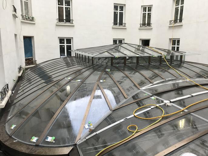 Vue extérieure du puits de lumière (© Bellapart)