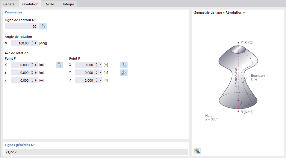 Définition d’une surface de révolution