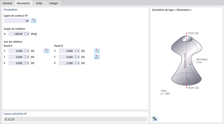 Définition d’une surface de révolution