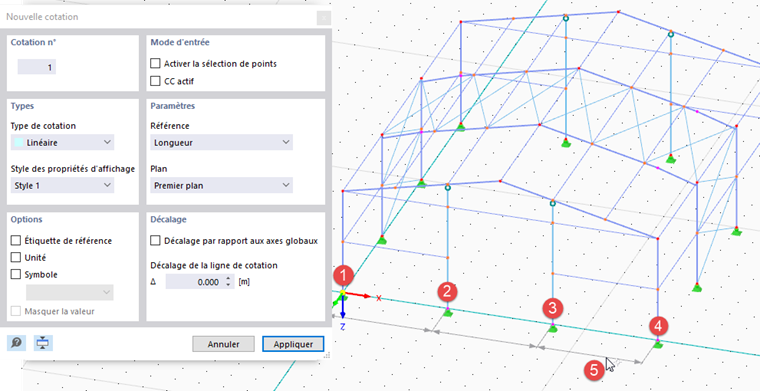 Définir les cotations graphiquement
