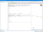 Vérification de barres en bois courbées et à inertie variable avec illustration des appuis nodaux et des longueurs efficaces dans un logiciel de calcul de structure.