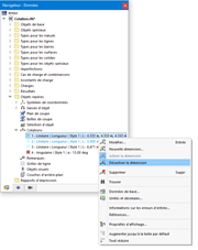 Afficher et masquer les cotations individuellement