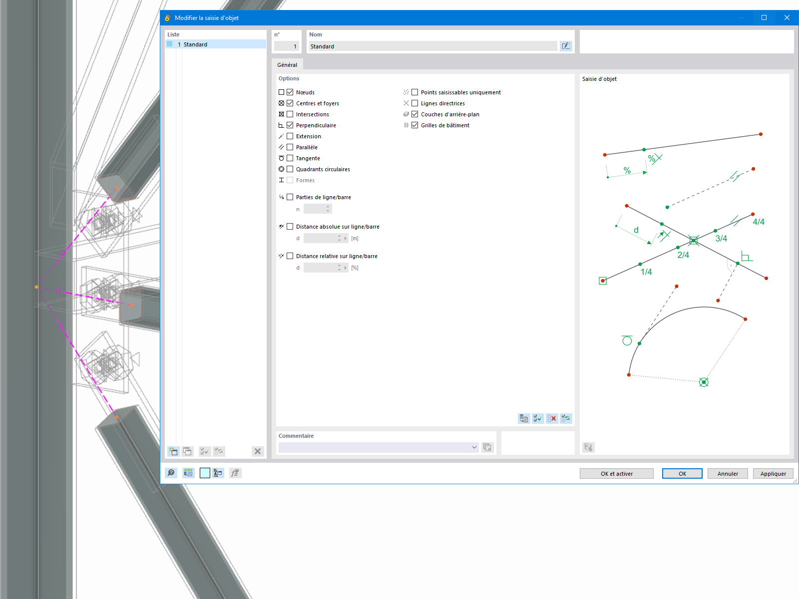 Couche d'arrière-plan | Saisie