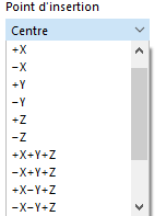 Sélectionner le point d’insertion