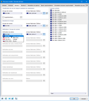 Sélectionner la norme pour la vérification du béton