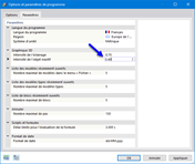 Modifier l’intensité de l’affichage des objets inactifs