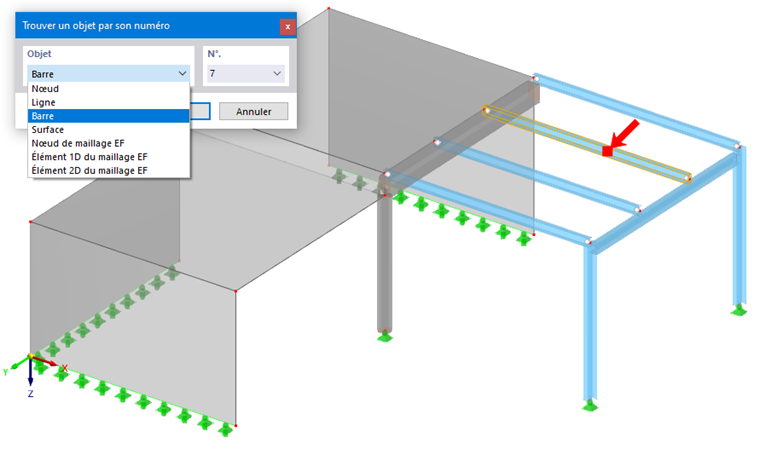 Recherche d’objet par numéro