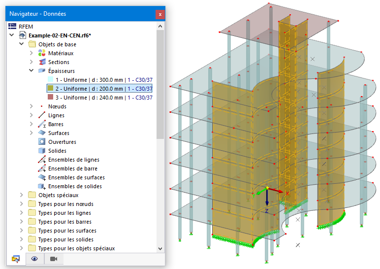 Sélection d’objets par propriétés dans le navigateur