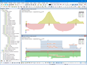 Affichage graphique des armatures requises et prévues