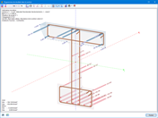 Affichage graphique des contraintes dans les armatures (contraintes 3D)