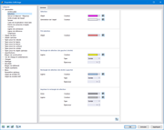 Définir les couleurs pour la sélection