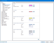 Définir les couleurs pour la sélection