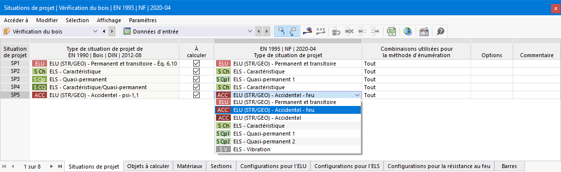 Vérification du bois optimisée pour la résistance au feu selon EN 1995.