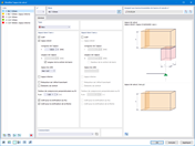 La boîte de dialogue montre les paramètres pour la vérification de pression sous appui pour la vérification du bois avec des options pour ajuster les appuis et les paramètres.