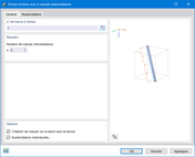 Diviser la barre en trois par 2 points