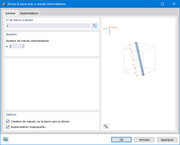 Diviser la barre en trois par 2 points