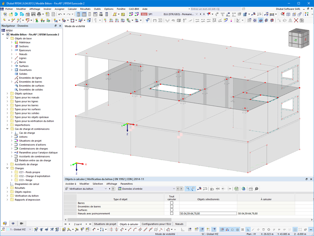 Objets pour la vérification
