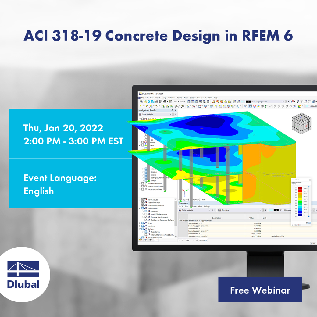 ACI 318-19 Vérification du béton dans RFEM 6