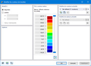 Boîte de dialogue « Modifier les couleurs de résultats »