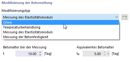 modifier le matériau | Modification de la maturation du béton