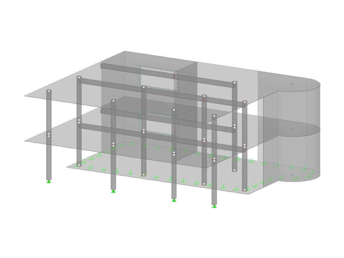 Bâtiment en béton de plusieurs étages