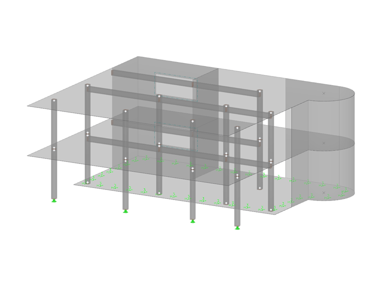 Bâtiment en béton de plusieurs étages