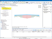 Résultats graphiques de la vérification de l'acier - Enveloppe des ratios de vérification