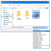 Sélection du fichier graphique