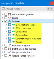 Résultats pour les surfaces dans le navigateur