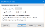 Orientation du modèle