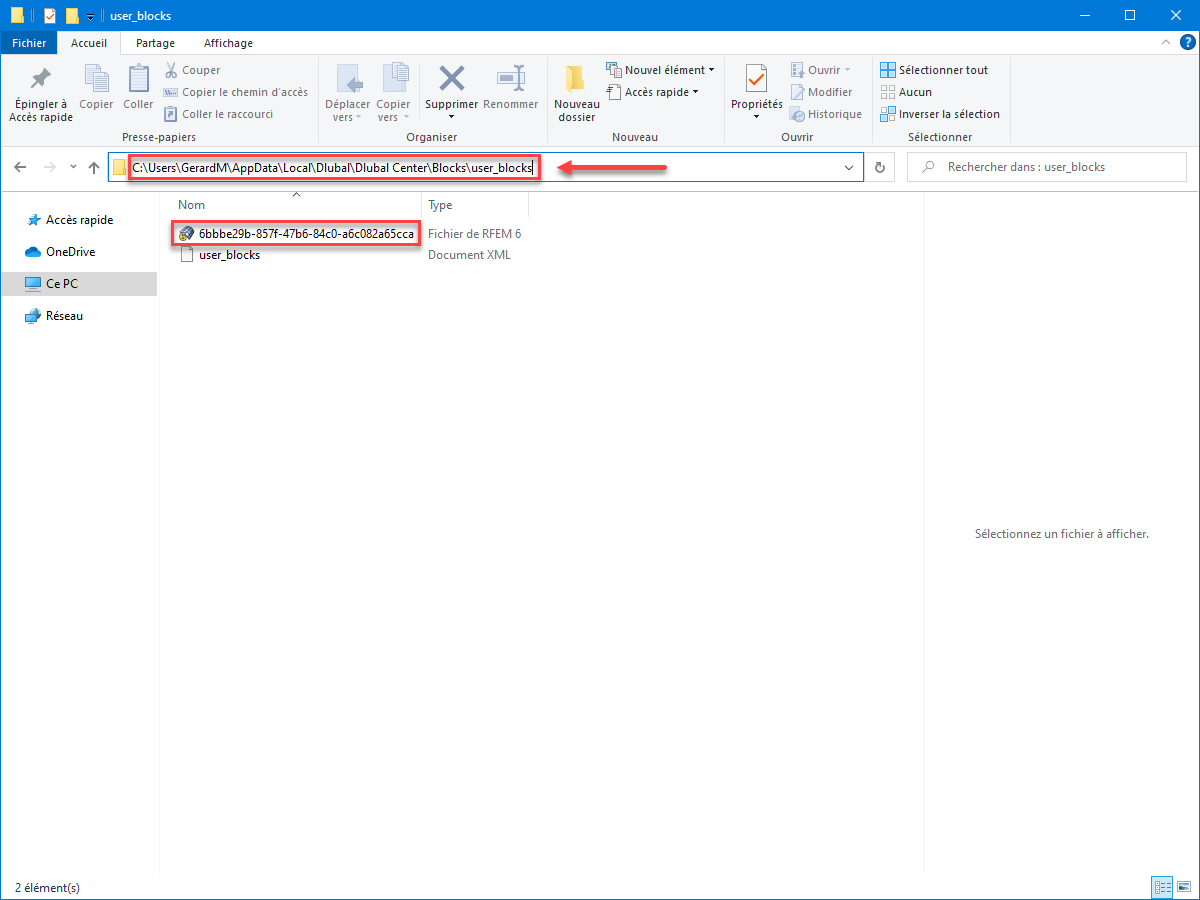 FAQ 005211 | Peut-on supprimer les blocs personnalisés dans le Dlubal Center ?