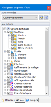 Navigateur de projet - Vue