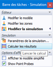 Barre des tâches - Simulation