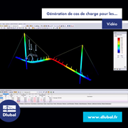 Génération de cas de charge pour les barres et les ensembles de barres