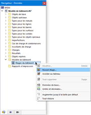 Options pour la création d'étages