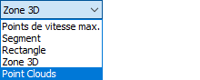 Paramètres des lignes de flux, Type de l’origine des points