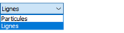 Paramètres des lignes de flux, Type de particules