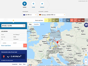 FAQ 005222 | Sous quel format dois-je entrer les coordonnées géographiques par longitude et latitude dans le service en ligne ?