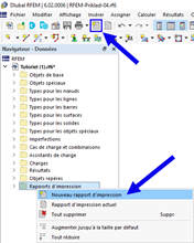 Création d’un nouveau rapport d’impression