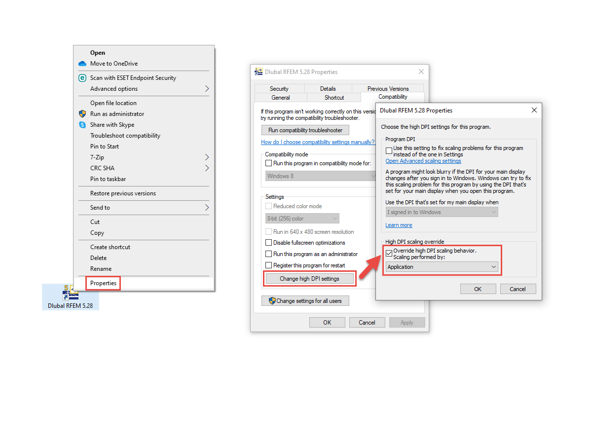 FAQ 002633 | Dans certaines fenêtres, les sections sont coupées afin que les boutons ou les fonctions du programme ne soient pas accessibles. Comment puis-je faire cela 